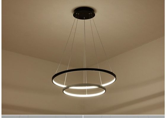 40cm / 60cm / 80cm LED 146W Cord قابل تنظیم نور حلقه ای ساده مدرن