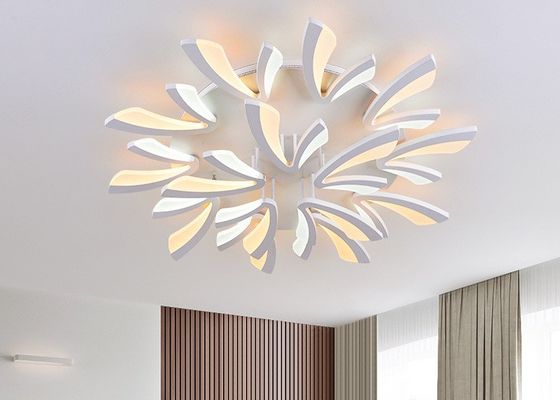 تراشه های LED 128W 1150 * 150mm نور سقف اکریلیک برای اتاق نشیمن