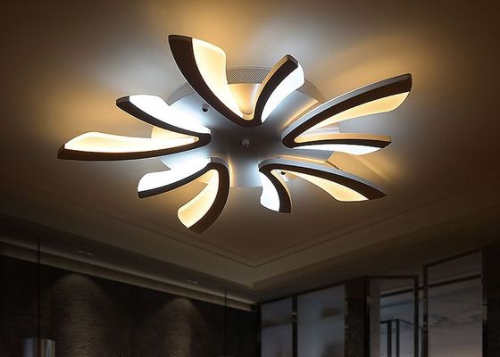 تراشه های LED 128W 1150 * 150mm نور سقف اکریلیک برای اتاق نشیمن