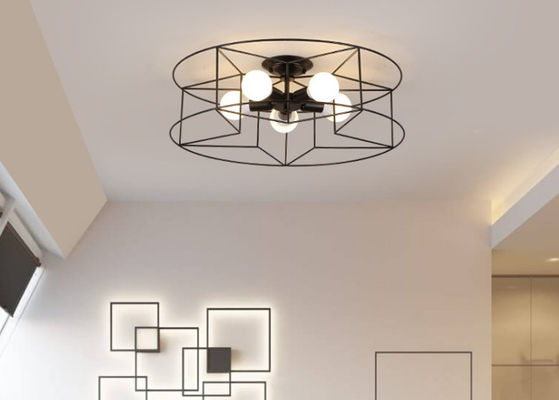 چراغ روشنایی لوستر سقفی آویز مدرن آهنی چراغ دکوراسیون منزل