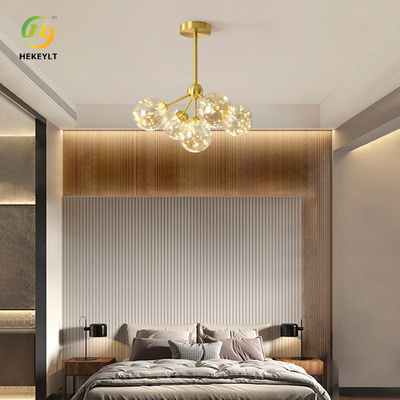 چراغ سقفی LED کریستالی تزئینی خلاقانه H370mm برای اتاق نشیمن اتاق خواب