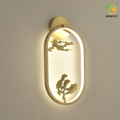 چراغ رومیزی لوکس مسی Zen Light برای دکوراسیون 110 - 240 ولت