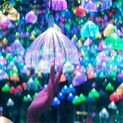 ژنراتور چراغ های فیبر نوری Jellyfish ضد آب RGB Outdoor Indoor