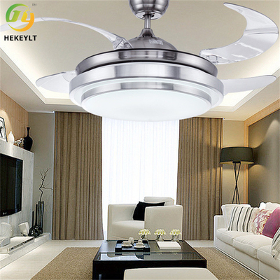 36 وات LED مدرن کیت نور فن سقفی هوشمند کنترل از راه دور نصب میله پایین