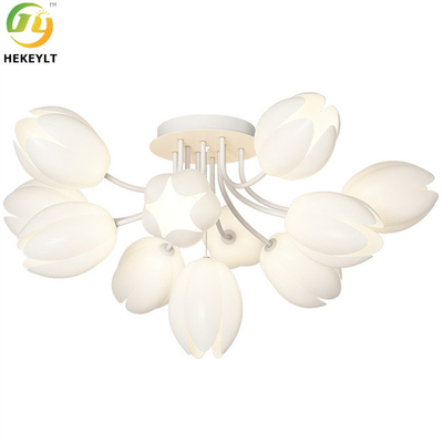 G9 30W شکل گل لاله نورپردازی آویز مدرن مینیمالیستی اتاق غذاخوری خلاقانه