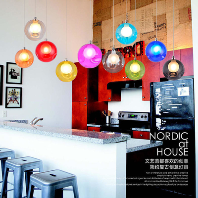 12 × 25 سانتی‌متر توپ شیشه‌ای لوکس برای دکوراسیون رستوران در اتاق غذاخوری