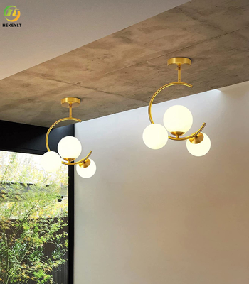 چراغ آویز شیشه ای مدرن 11.81 اینچی G9 نورپردازی ساده برای آشپزخانه اتاق خواب
