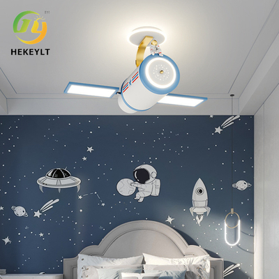 هواپیمای کارتونی اتاق کودکان چراغ سقف هوشمند طیف کامل LED حفاظت از چشم چراغ اتاق خواب