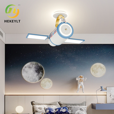 هواپیمای کارتونی اتاق کودکان چراغ سقف هوشمند طیف کامل LED حفاظت از چشم چراغ اتاق خواب