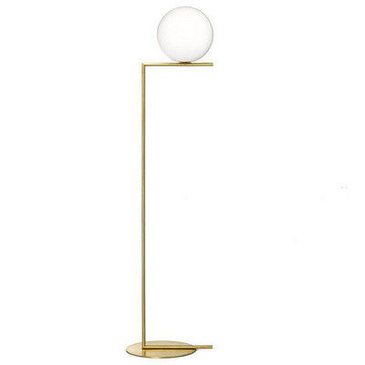 لامپ شیشه ای مدرن مدرن نوردیک لامپ کف طلای عمودی 200 میلی متر / 300 میلی متر